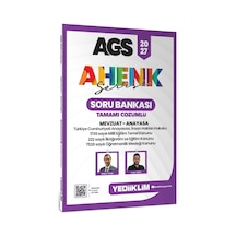 Yediiklim 2027 Ags Ahenk Serisi Mevzuat Anayasa Tamamı Çözümlü Soru Bankası