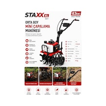 Staxx Power ST63MT Xlpro Bahçe Çapa Makinesi