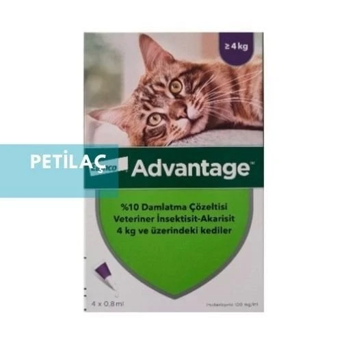 Advantagee 0.8 Ml Kedi- 4 Pipet Skt:2027