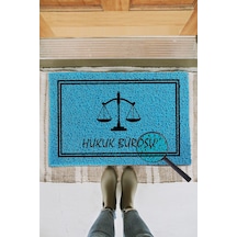 KIVIRCIK PASPAS KISIYE OZEL HUKUK BUROSU SCALES TURKUAZ 40X60 CM