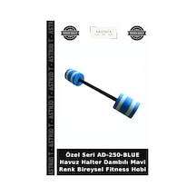 Özel Seri Ad-250-blue Havuz Halter Dambılı Mavi Renk Bireysel Fitness Hobi