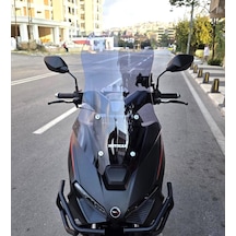 Motocam Salcano Wind 150 Ön Cam 2023-2026 Model 57cm Füme Renkli 4mm
