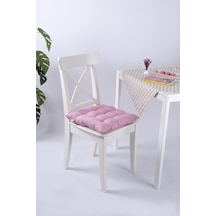 Altınpamuk Lüx Pofidik Sandalye Minderi Özel 9 Dikişli Bağcıklı 42x42cm 001