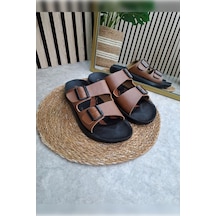 Günlük Erkek Terlik Çift Ayarlanabilir Tokalı 066 001