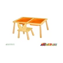 Wood&joy Klasik Duyusal Etkinlik Masası+1 Sandalye