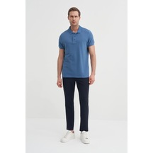 Cazador Erkek Polo Yaka Tshirt 46130 Koyu Mavi