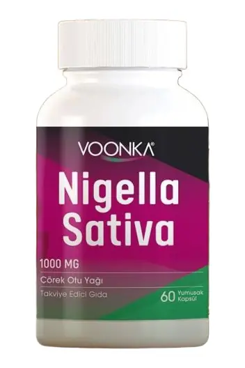 Voonka Çörek Otu Yağı 60 Kapsül Nigella Sativa