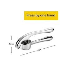 Novahub Lmetjma Premium Sarımsak Presi Paslanmaz Çelik Sarımsak Doğrayıcı Sarımsak Ezici Sıkması Ve Temizlemesi Kolay Mutfak Aletleri Jt202 Altın Altın