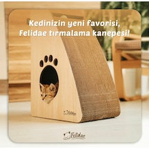 Oluklu Mukavva, Kedi Tırmalama Kanepesi Dikey Tırmalama / 40x60x24cm Xlarge - Cs7 Lw