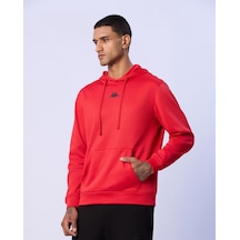 Kappa Palmir Erkek Kırmızı Regular Hoodie