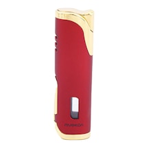 Tek Torch Pürmüz Kırmızı Puro Çakmağı - Tr5879