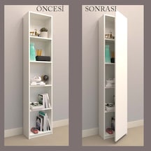 Rafkestir Akçaağaç  Dolap kapağı imalatı 18 mm MDFLAM malzeme ( menteşe delikli )