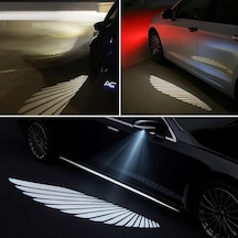 Autogp Üniversal Ayna Altı Led Angel Kanat