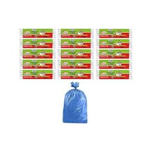 Ögem J-250 Jumbo Boy Çöp Torbası Mavi 80X110 Cm 10 Lu 15 Rulo