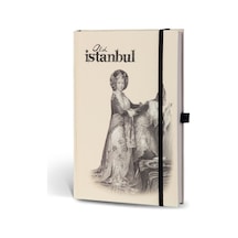 Eski İstanbul Cep Journal Çizgili Lastikli Sultan