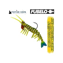 Fubelo Doctor Karides Yapay Maket Yem - White Leopard Green 75 M