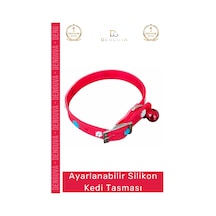Petshop Yumuşak Konforlu Ayarlanabilir Şık Dayanıklı Su Geçirmez Esnek Hafif Silikon Kedi Tasması Diğer