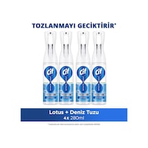 Infinite Clean Doğal Probiyotikli Anti Toz Sprey Tüm Yüzeyler İçin Lotus & Deniz Tuzu 280ml X4 4'lü Set