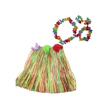 Luau Aloha Hawaii Kolye Etek Taç Ve Bileklik Seti Bx40 Açık Gri