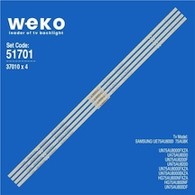 Wkset-6701 37010x4 Bn96-52594a Rev00 Es75sv8fpkwa42 4 Adet Led Bar 42led Tvnizin İçindeki Led Barla Aynısı Olduğunu Görmeden Almayınız. Led Bar Ürünlerinde Paket Açıldığında İade Kabul Edilmemektedir.