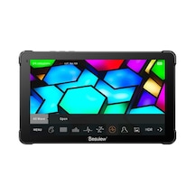 Desview Ol7s 7" Oled High-bright Dokunmatik Hdmı/3g-sdı Kamera Üstü Monitör /professional Video Production Monitor Siyah