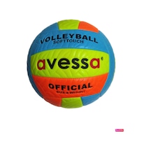 Avessa VLM-700 Soft 280 gr Fosforlu Voleybol Topu Sarı-Turuncu Sarı - Turuncu