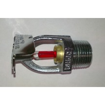Ul Duvar Tip Yangın Sprinkler Krom 68 C Kırmızı 1/2 Sr