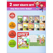 2.sınıflar İçin Okumayı Sevdiren 10 Lu Hikaye Seti 13 Kitap Okuma Defteri Hediyeli