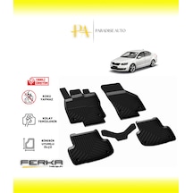 Skoda Octavia 3 2013-2019 4d Havuzlu Paspas