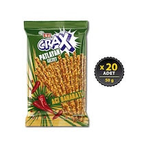 Eti Crax Patlayan Lezzet Acı Baharatlı Çubuk Kraker 20 x 50 G