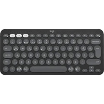 Logıtech K380s Pebble Keys 2 Çoklu Cihaz Özellikli Bluetooth Türkçe Q Klavye Gri 920-011859