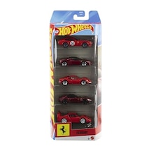 Hot Wheels 5'li Ferrari Araba Seti Jln12