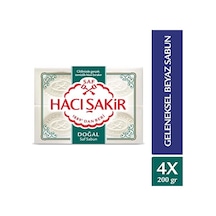 Doğal Geleneksel Beyaz Sabun 4 X 200 G