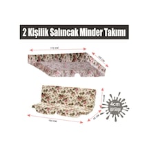 Salıncak Minder Takımı(Süngerli)2 Kişilik Salıncak Minder -I.Gülü