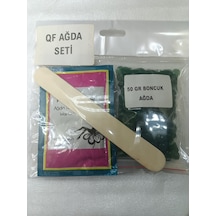 Boncuk Ağda Set Yeşil