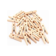 Ahşap Mini Mandal 24 Adet Küçük Boy 25mm