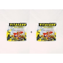 Çakıl Taşı Sarı Siyah 350 Gram X 2 Paket