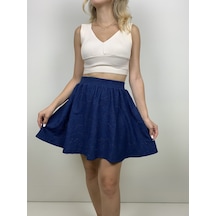 Meissa Fashion Lacivert Mini Etek Lacivert