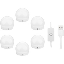 Suntek Makyaj Için Hollywood Stili Led Aynası Işıkları Beyaz