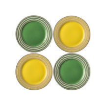 Chess Side Plates Çok Renkli