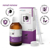 Vetqom Canine Renal Renew 120 Ml Köpekler İçin Böbrek Fonksiyon Ve Toksin Atıcı Destek