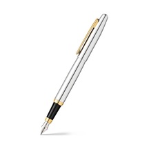 Sheaffer Vfm 9422 Parlak Krom Dolma Kalem, Altın Kaplama Süslemel Diğer