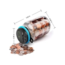 Rogfer Kilitli Dijital Ekran Sayma Kumbarası, Para Birimi: Gbp