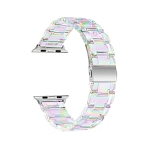 Apple Watch Ultra 2 İçin Kordon Stainless Transparent Clear Çok Renkli Watch Ultra 2 İle Uyumlu Kordon - Çok Renkli