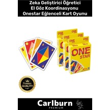 Premium Eğitici Zeka Geliştirici Öğretici Eğlence Aile 108 Kart Onestar Eğlenceli Kart Oyunu