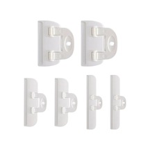 Suntek 6 Adet Cips Poşeti Klipsleri Fırın Kamp Ev İçin Beyaz