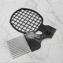 Singree Afro Saçlar İçin Dreadlock & Kıvırcık Testere Seti - Dayanıklı Abs Plastik - Siyah