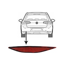Arka Tampon Sol Sis Reflektörü Vw Golf Vıı 2013-2017 5G0945105