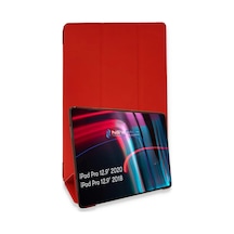 Hnrlıshp Newface Apple Uyumlu iPad Pro 12.9 2021 Kılıf Tablet Smart Kılıf - Kırmızı