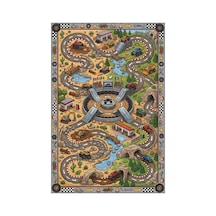 Kartela Halı Canavar Kamyon Kaymaz Taban Çocuk Oyun Halısı - 160 x 240 CM